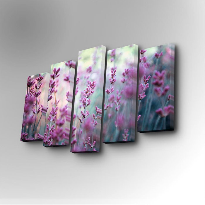Wallity Cuadro Decorativo en Lienzo 5 Piezas 5PUC-053 Multicolor Wallity Cuadro Decorativo en Lienzo 5 Piezas 5PUC-053 Multicolor